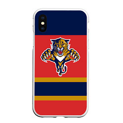 Чехол iPhone XS Max матовый Florida Panthers