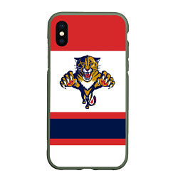 Чехол iPhone XS Max матовый Florida Panthers