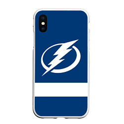 Чехол iPhone XS Max матовый Tampa Bay Lightning