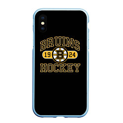 Чехол iPhone XS Max матовый Boston Bruins: Est.1924