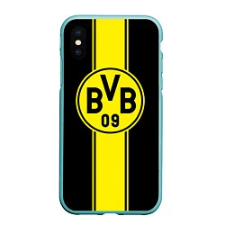 Чехол iPhone XS Max матовый BVB, цвет: 3D-мятный