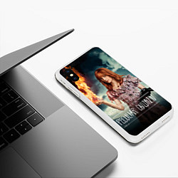 Чехол iPhone XS Max матовый Оливия Аброхолос Элефанта, цвет: 3D-белый — фото 2