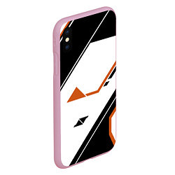 Чехол iPhone XS Max матовый CS:GO Asiimov P250 Style, цвет: 3D-розовый — фото 2