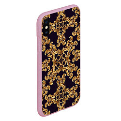 Чехол iPhone XS Max матовый Style, цвет: 3D-розовый — фото 2