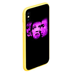 Чехол iPhone XS Max матовый Placebo, цвет: 3D-желтый — фото 2