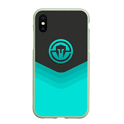 Чехол iPhone XS Max матовый Immortals Uniform, цвет: 3D-салатовый