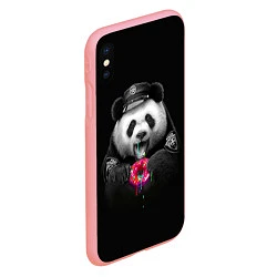 Чехол iPhone XS Max матовый Donut Panda, цвет: 3D-баблгам — фото 2