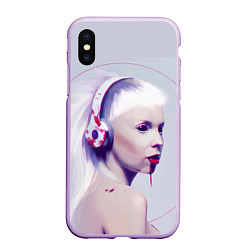 Чехол iPhone XS Max матовый Die Antwoord: Wild Eyes, цвет: 3D-сиреневый