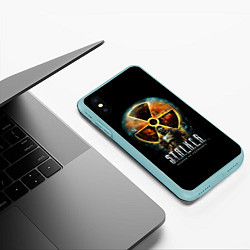 Чехол iPhone XS Max матовый STALKER: Shadow of Chernobyl, цвет: 3D-мятный — фото 2
