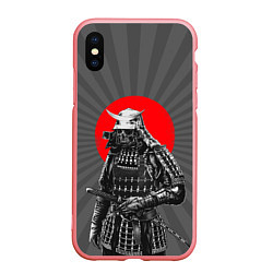 Чехол iPhone XS Max матовый Мертвый самурай, цвет: 3D-баблгам