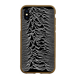 Чехол iPhone XS Max матовый Joy Division: Unknown Pleasures