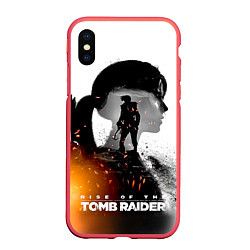 Чехол iPhone XS Max матовый Rise of the Tomb Raider 1