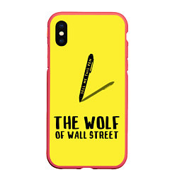 Чехол iPhone XS Max матовый The Wolf of Wall Street