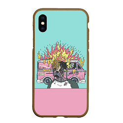 Чехол iPhone XS Max матовый XXXTentacion Bus