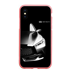 Чехол iPhone XS Max матовый Infiniti Sport, цвет: 3D-баблгам