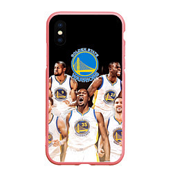 Чехол iPhone XS Max матовый Golden State Warriors 5, цвет: 3D-баблгам