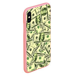 Чехол iPhone XS Max матовый Benjamin Franklin, цвет: 3D-баблгам — фото 2