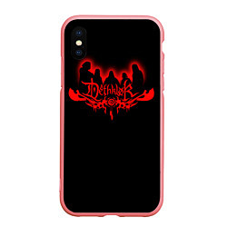 Чехол iPhone XS Max матовый Dethklok, цвет: 3D-баблгам