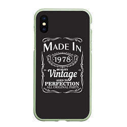 Чехол iPhone XS Max матовый Сделано в 1978