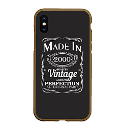 Чехол iPhone XS Max матовый Сделано в 2000