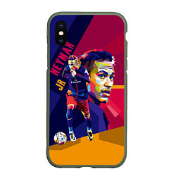 Чехол iPhone XS Max матовый Jr. Neymar