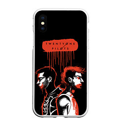 Чехол iPhone XS Max матовый Twenty one pilots