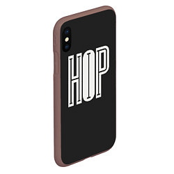 Чехол iPhone XS Max матовый Hip-Hop Inside, цвет: 3D-коричневый — фото 2