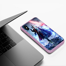 Чехол iPhone XS Max матовый Warhammer / вархаммер, цвет: 3D-сиреневый — фото 2