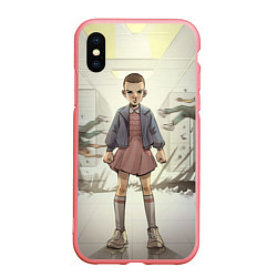 Чехол iPhone XS Max матовый Girl-boy, цвет: 3D-баблгам