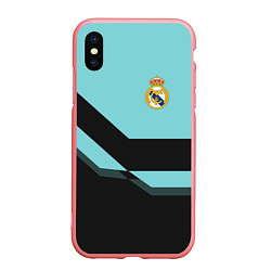 Чехол iPhone XS Max матовый Real Madrid 2018 1, цвет: 3D-баблгам