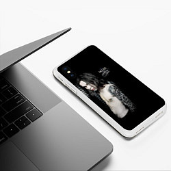 Чехол iPhone XS Max матовый HIM: Soliday man, цвет: 3D-белый — фото 2