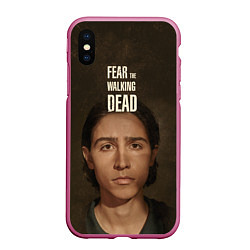 Чехол iPhone XS Max матовый FtWD: Chris Manava, цвет: 3D-малиновый