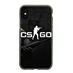 Чехол iPhone XS Max матовый CS:GO SWAT