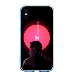 Чехол iPhone XS Max матовый Blade Runner: Acid sun