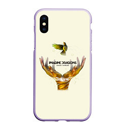 Чехол iPhone XS Max матовый Imagine Dragons S+M