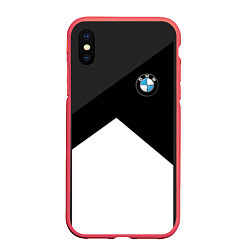 Чехол iPhone XS Max матовый BMW 2018 SportWear 3, цвет: 3D-красный