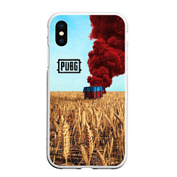 Чехол iPhone XS Max матовый PUBG Box