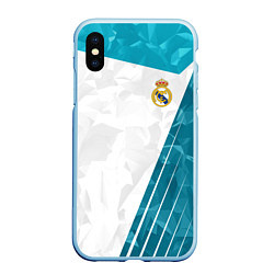 Чехол iPhone XS Max матовый FC Real Madrid: Abstract