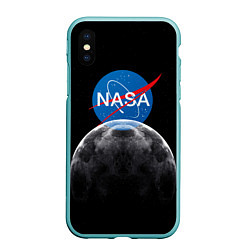 Чехол iPhone XS Max матовый NASA: Moon Rise