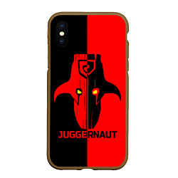 Чехол iPhone XS Max матовый Juggernaut Blood