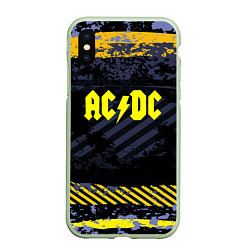 Чехол iPhone XS Max матовый AC/DC: Danger Style