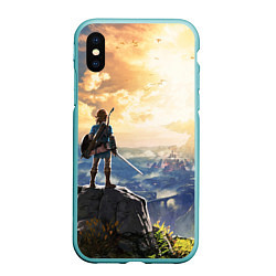 Чехол iPhone XS Max матовый Knight Link, цвет: 3D-мятный