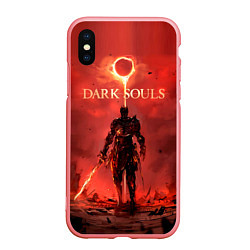 Чехол iPhone XS Max матовый Dark Souls: Red Sunrise, цвет: 3D-баблгам