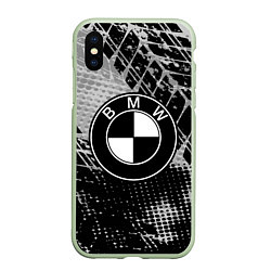 Чехол iPhone XS Max матовый BMW Sport Drive, цвет: 3D-салатовый