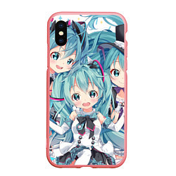 Чехол iPhone XS Max матовый Hatsune Miku