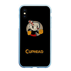 Чехол iPhone XS Max матовый Cuphead: Black Mugman