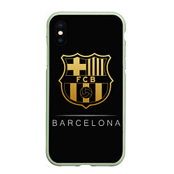 Чехол iPhone XS Max матовый Barcelona Gold Edition