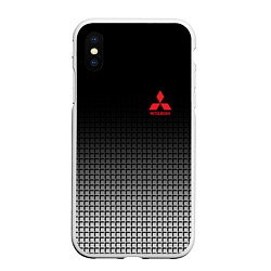 Чехол iPhone XS Max матовый MITSUBISHI SPORT