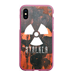 Чехол iPhone XS Max матовый S.T.A.L.K.E.R: Orange Toxic