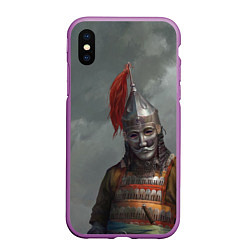 Чехол iPhone XS Max матовый Kingdom Come: Deliverance, цвет: 3D-фиолетовый